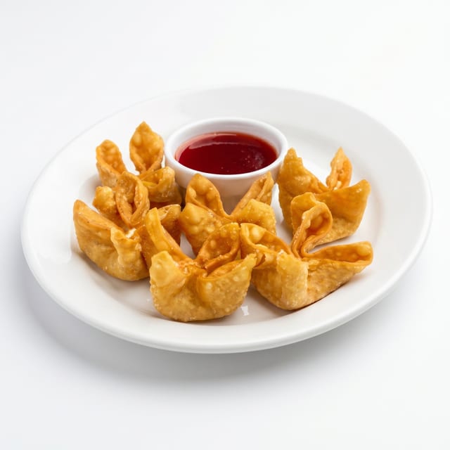 A3. Crabmeat Rangoon.