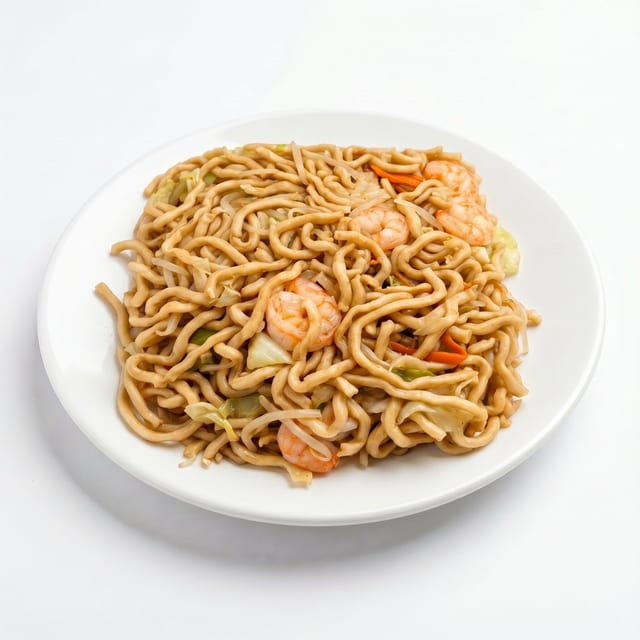 Shrimp Chow Mein / 虾炒面.