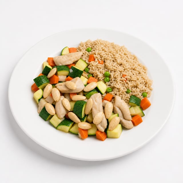 Almond Chicken.
