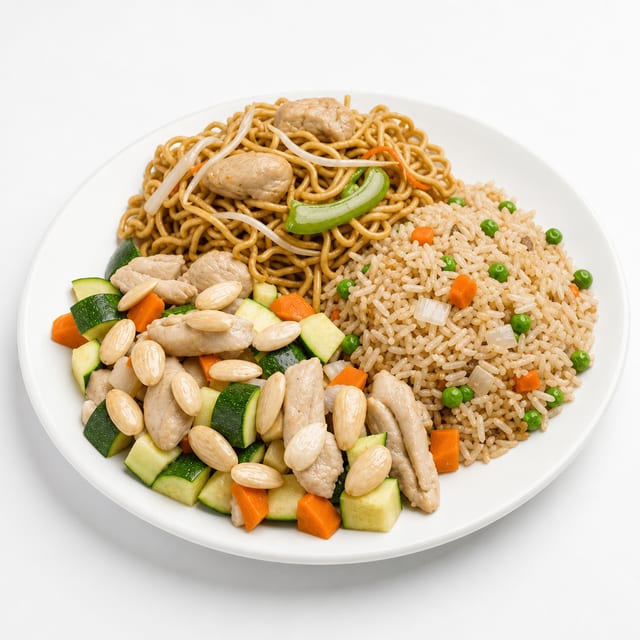 C4. Almond Chicken.