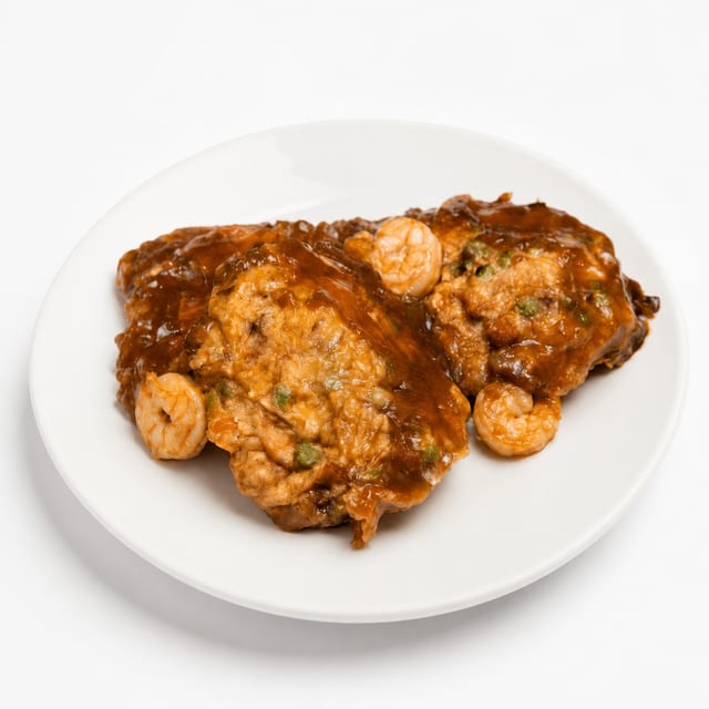 Shrimp Egg Foo Young.