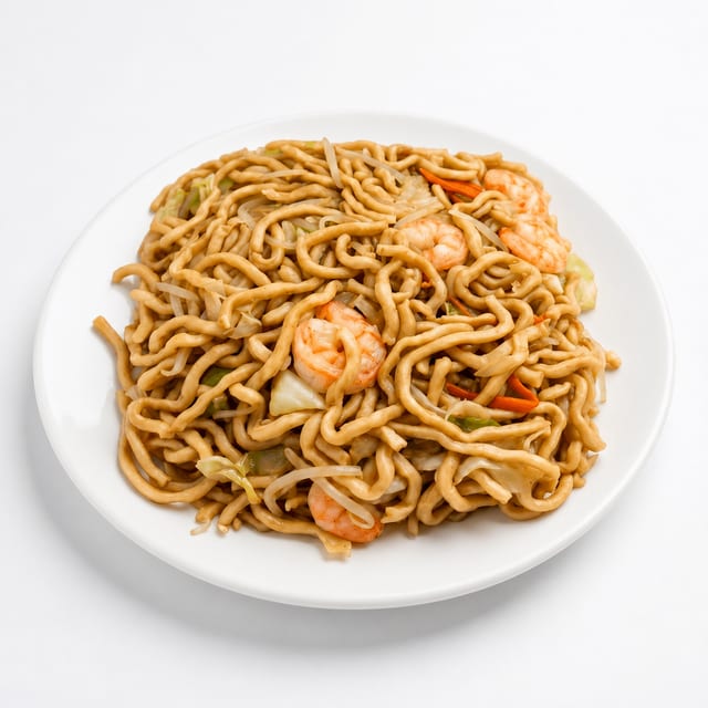 Shrimp Chow Mein / 虾炒面.
