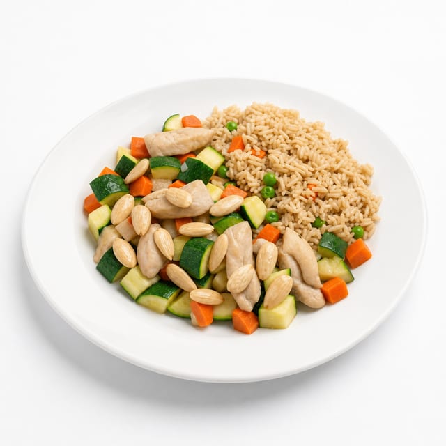 Almond Chicken.