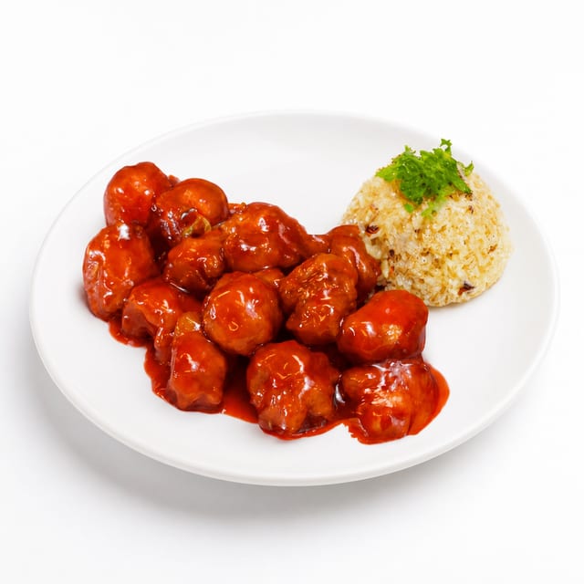 Sweet & Sour Chicken.