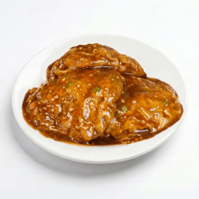 Beef Egg Foo Young.
