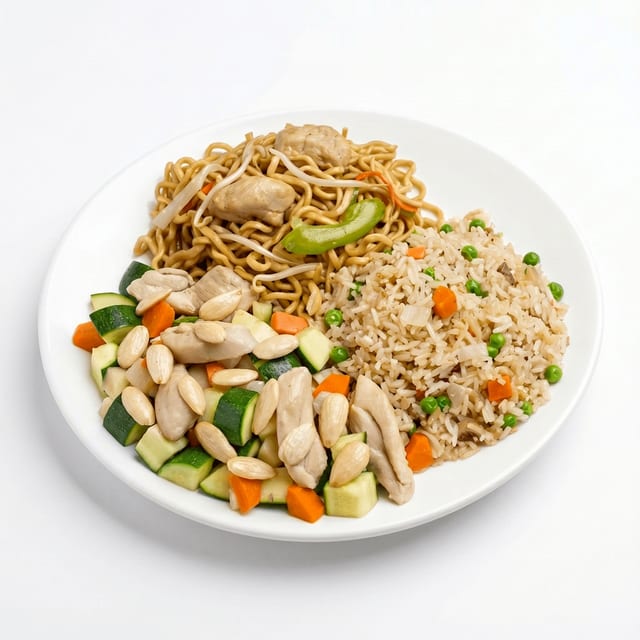 C4. Almond Chicken.
