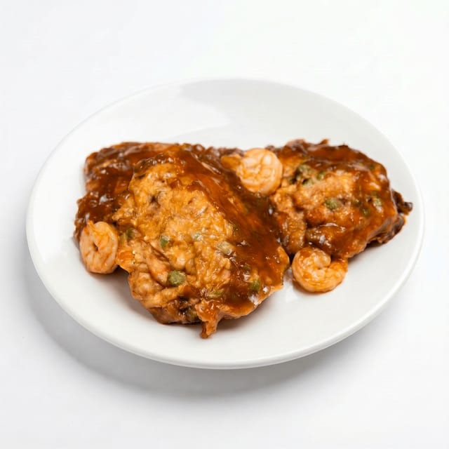Shrimp Egg Foo Young.