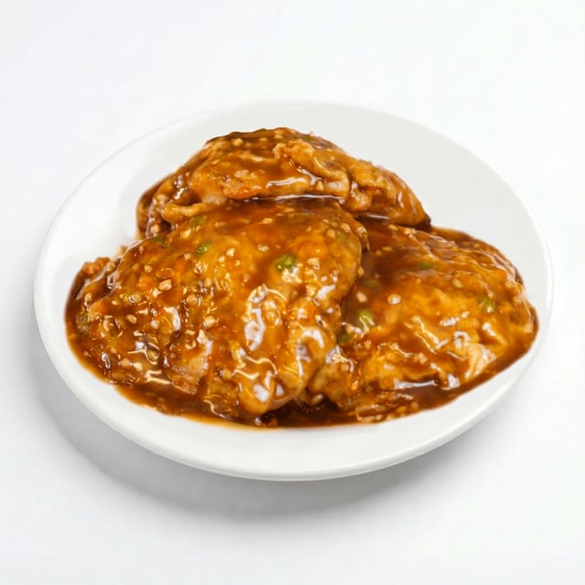 Pork Egg Foo Young.