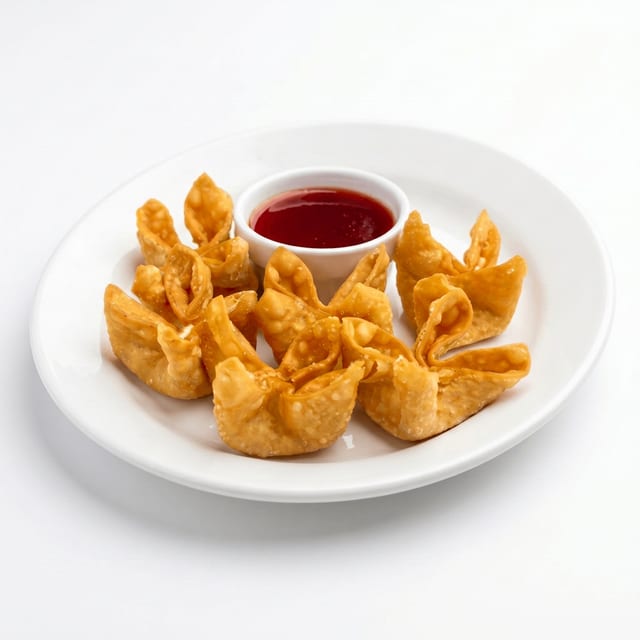 A3. Crabmeat Rangoon.